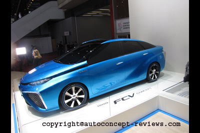 Toyota FCV Hydrogen Fuel Cell Design Study for 2015 